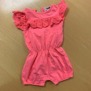 Cotton on girls romper pink